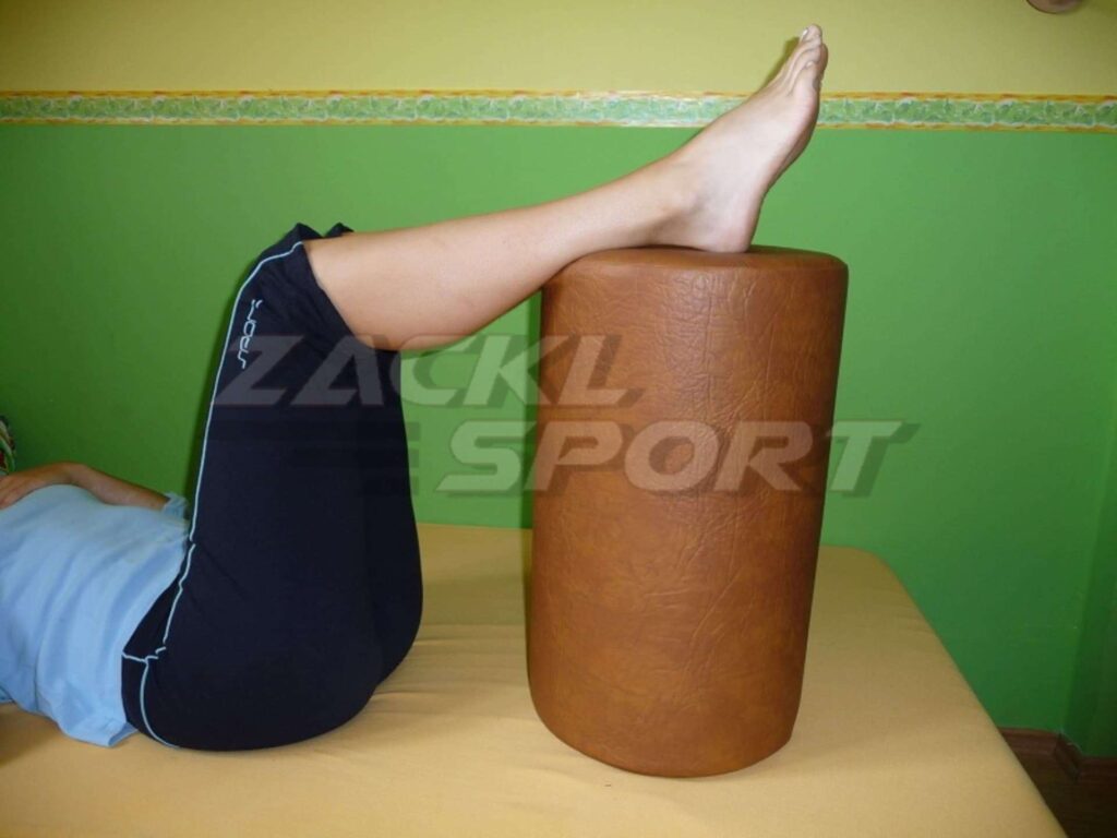 Vysoký hnědý molitanový válec Zackl Sport